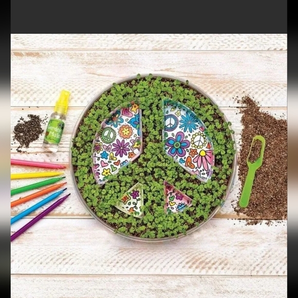 Creativity for Kids Plant A Peace Garden Kit Peace Garden Craft Kit for Kids NIB - Picture 2 of 6